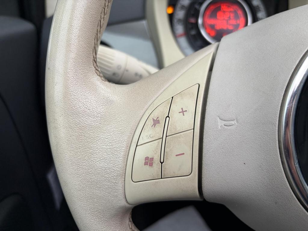 Fiat 500 1.2 lounge/automaat/cabrio/airco/lichtmetaal/