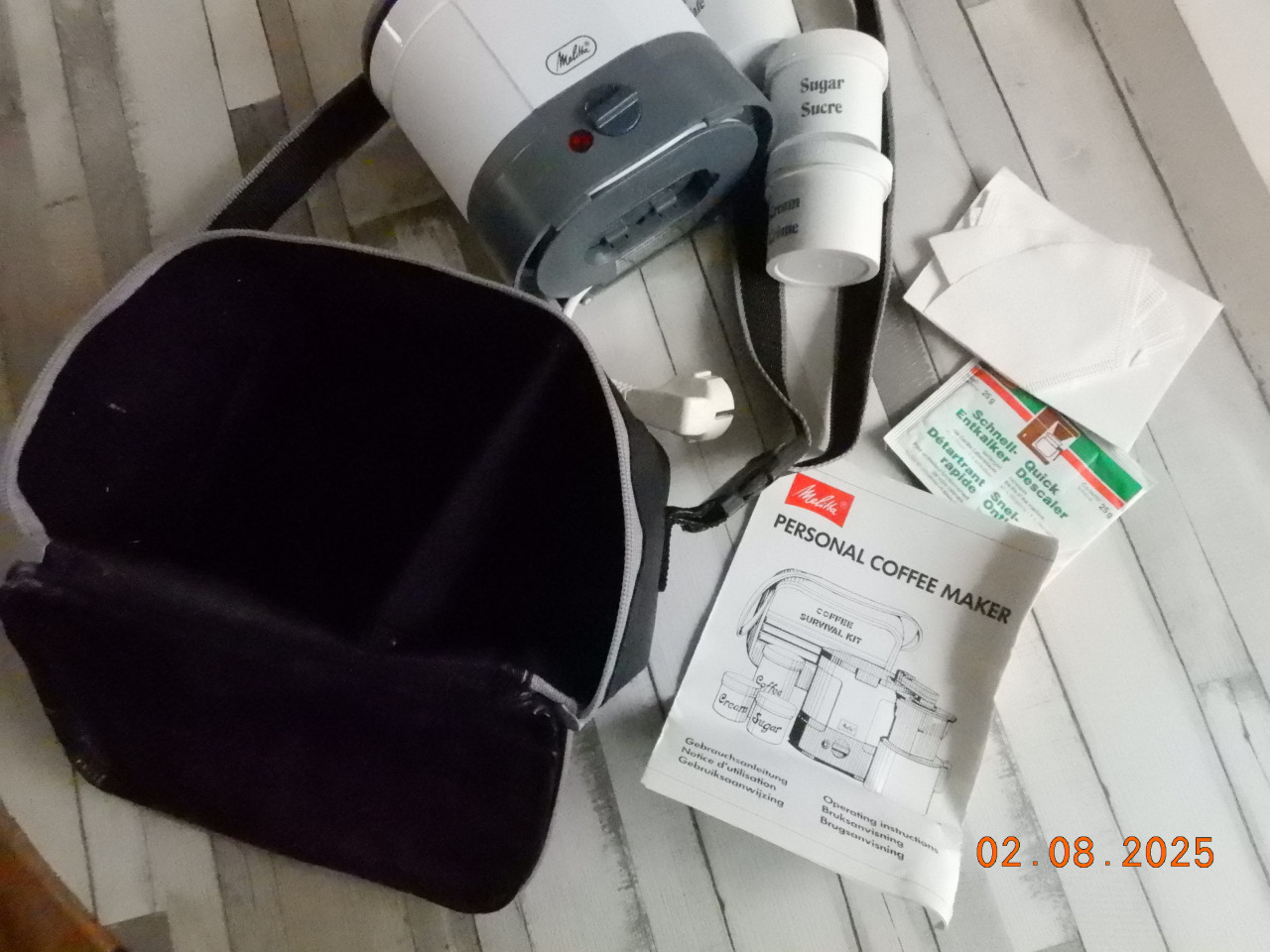 Kleine melitta koffiezetapparaat