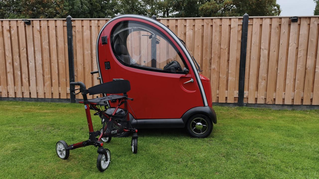 Scootmobiel Napoleon en rollator