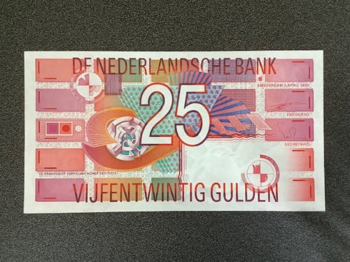 Nederland 25 gulden 1989 “Roodborstje” UNC.