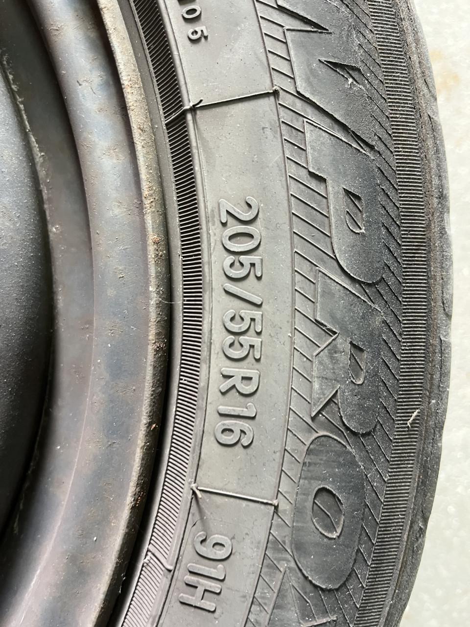 Te Koop: 4 stalen velgen 7.5Jx16 ET55 5x108 + bouten