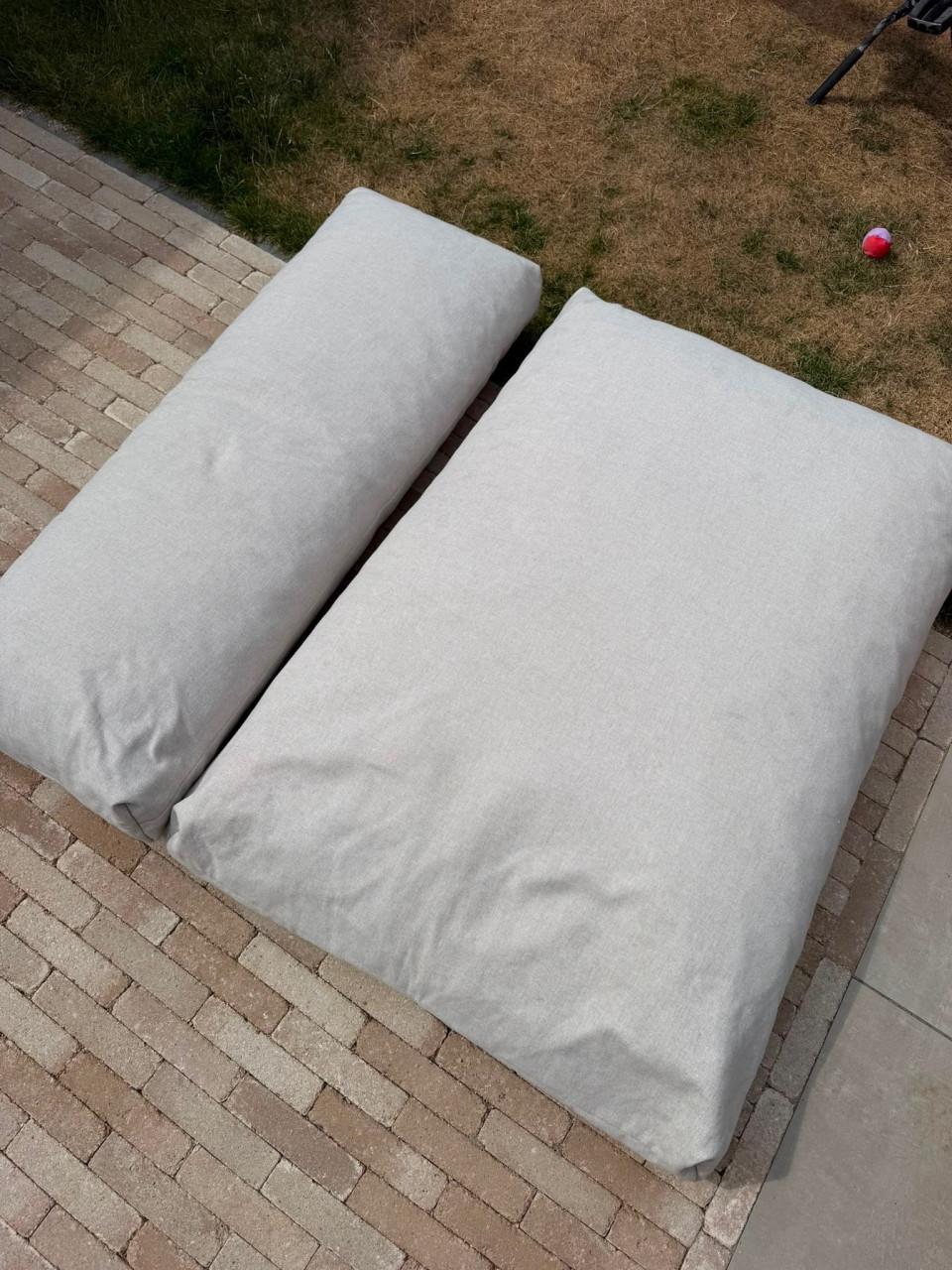 Palletkussens in prima staat