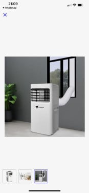 Mobiele airco Portable airconditioner 10.000 BTU