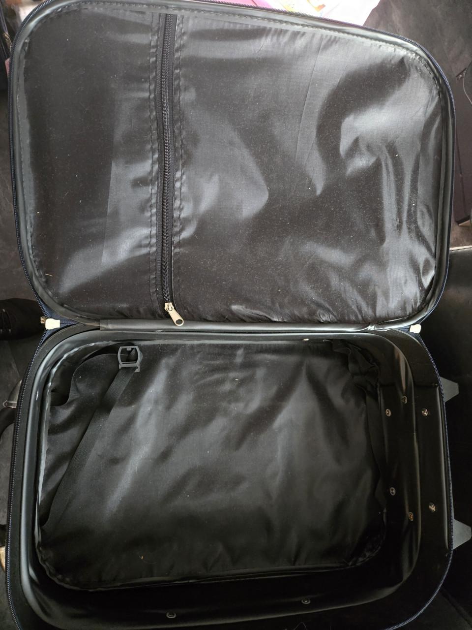 Trolley/koffer  L56xB36XD20 cm Donkerblauw