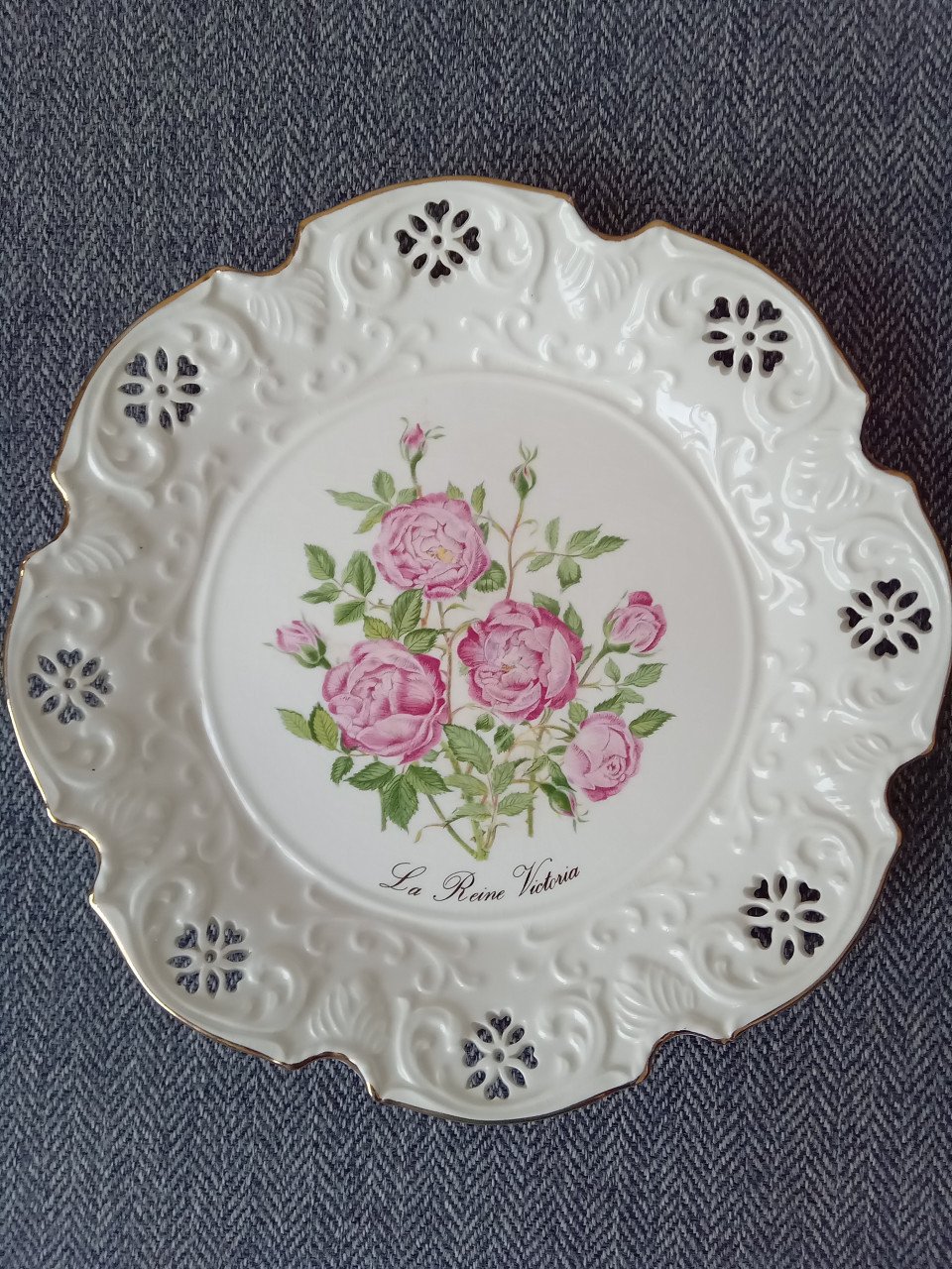 Porseleinen bordje Collectie