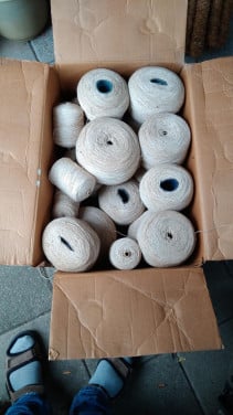 Breigaren voor fuik visnet