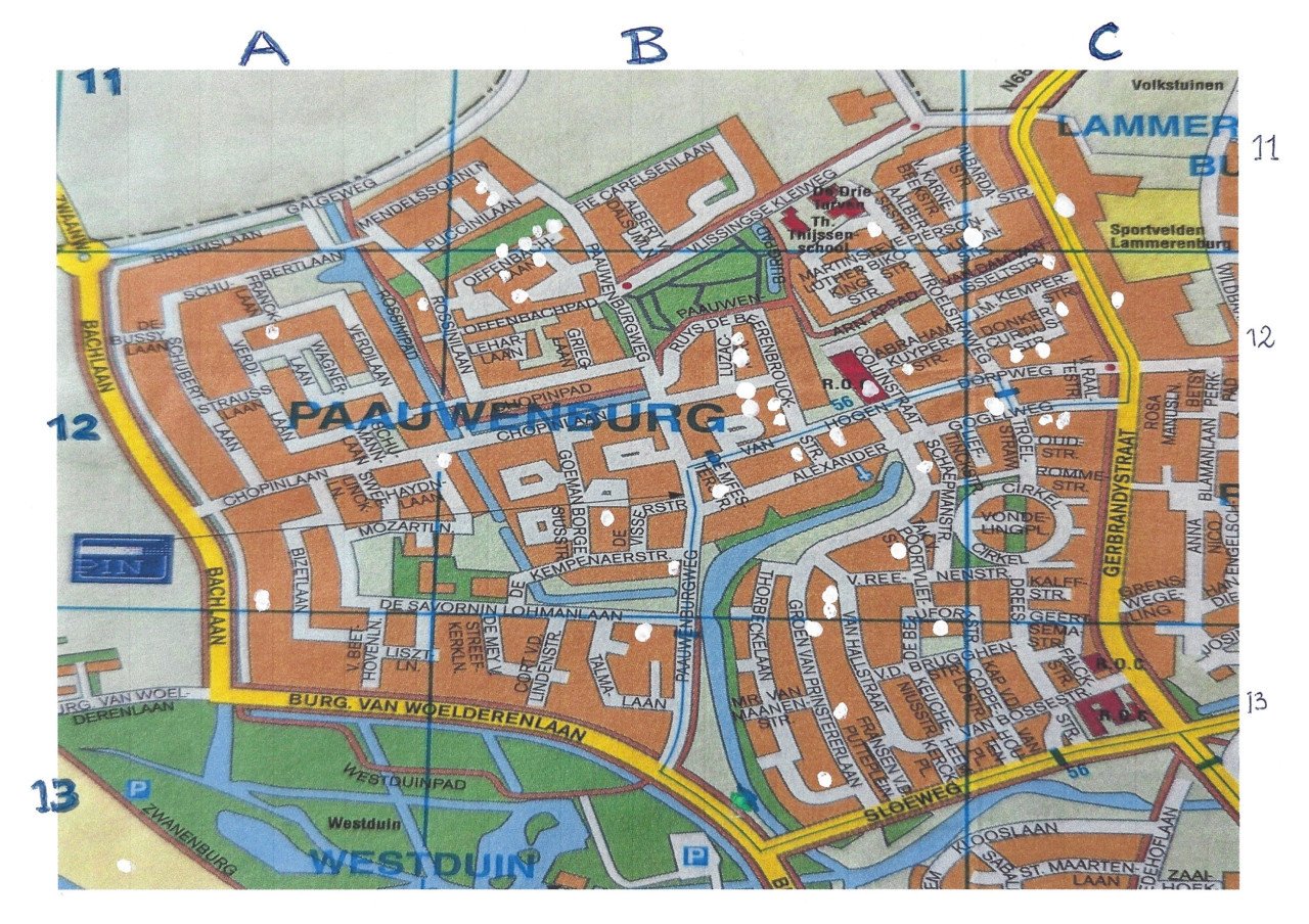 ROUTE  rommelroute Paauwenburg Vlissingen