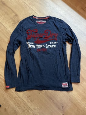 Nieuw t-shirt heren met lange mouwen