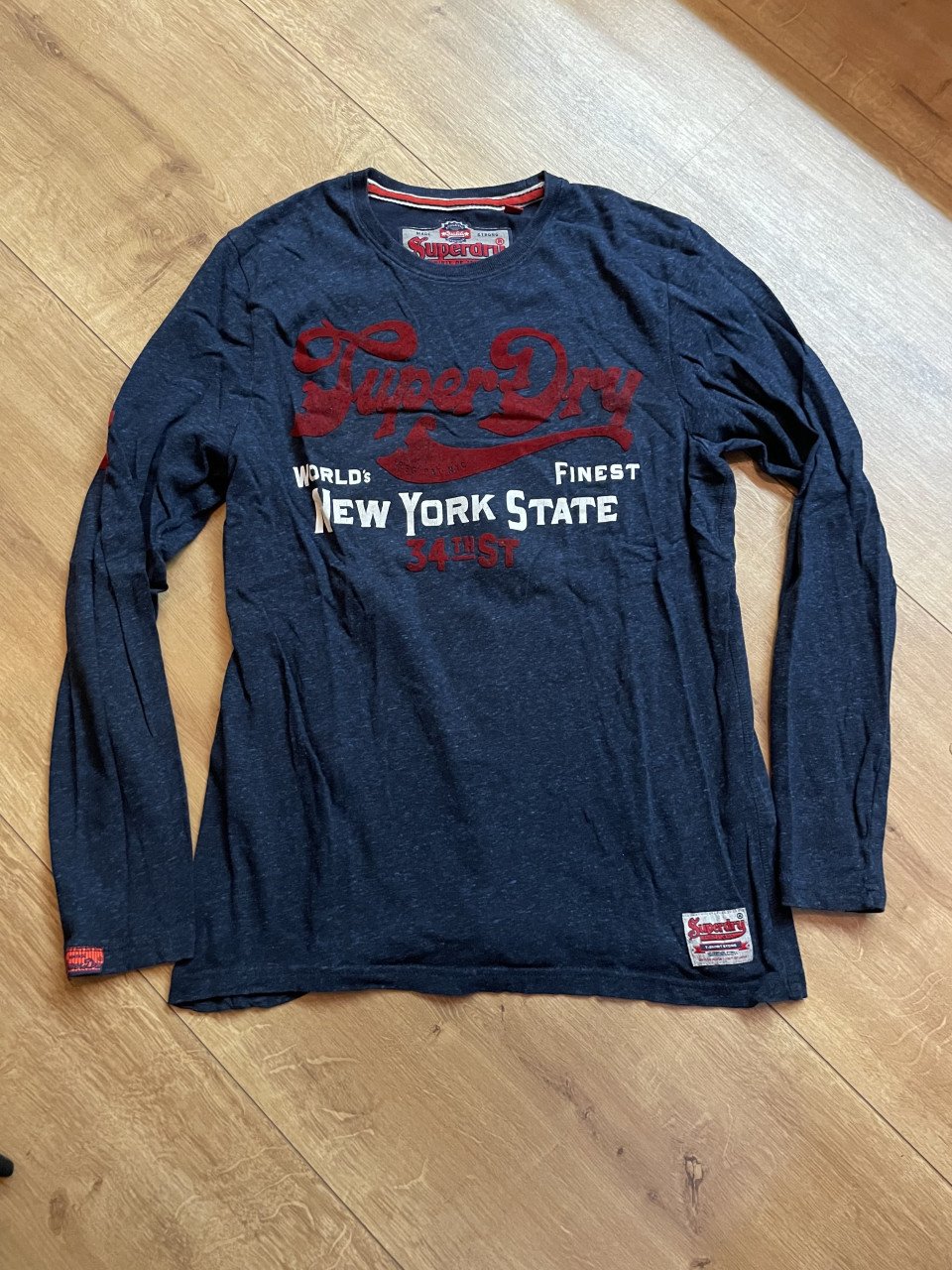 Nieuw t-shirt heren met lange mouwen