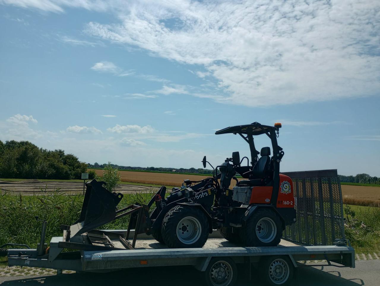 Mini shovel te huur