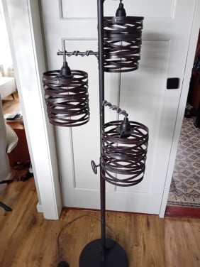 Industriële vloerlamp