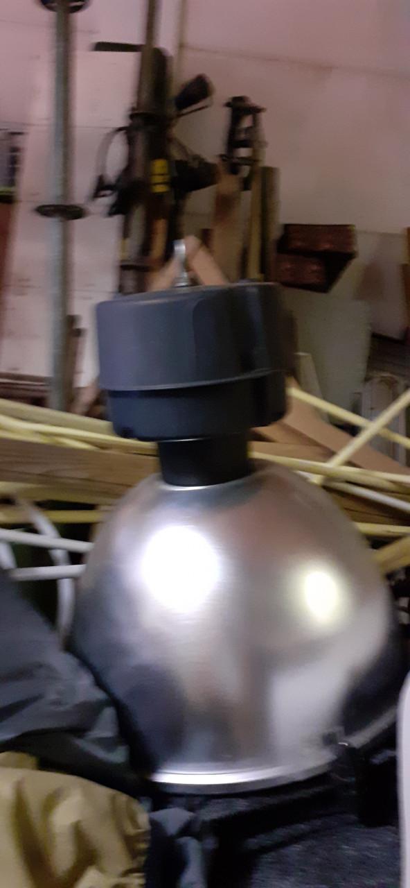 4 x LAMPEN - Industriele - Enorm Grote Vintage & Diverse Lampen
