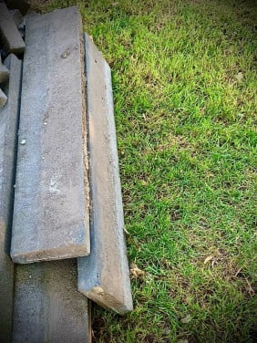 Opsluitbanden antraciet GRATIS 1 meter