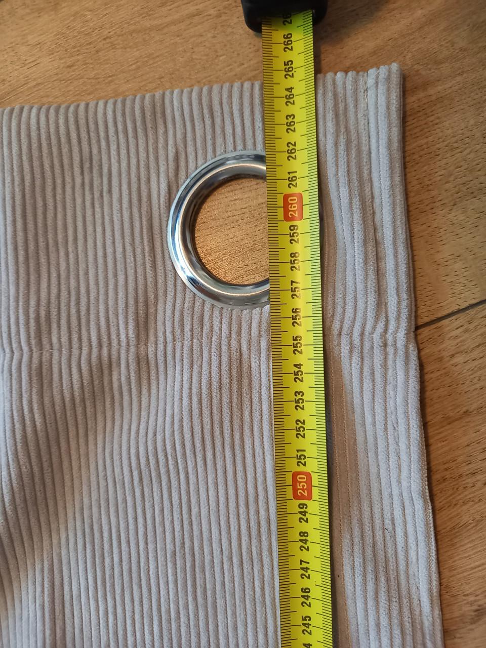 Gordijnen zandkleur 6x
