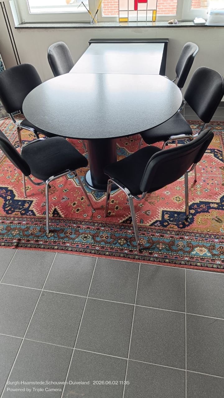Eethoek met 6 stoelen