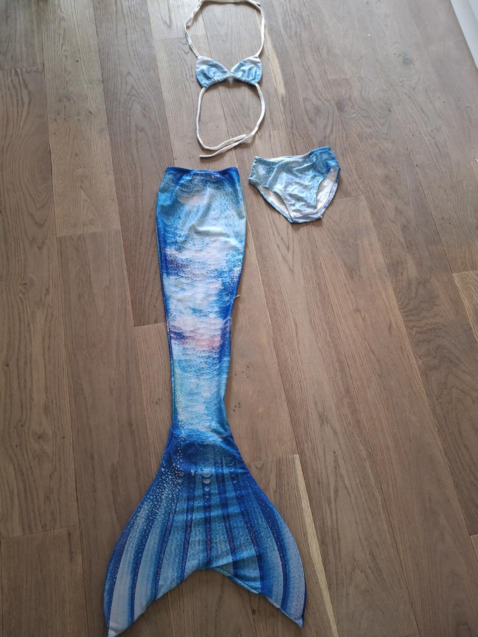 Zeemeerminstaart met bikini maat 128/134