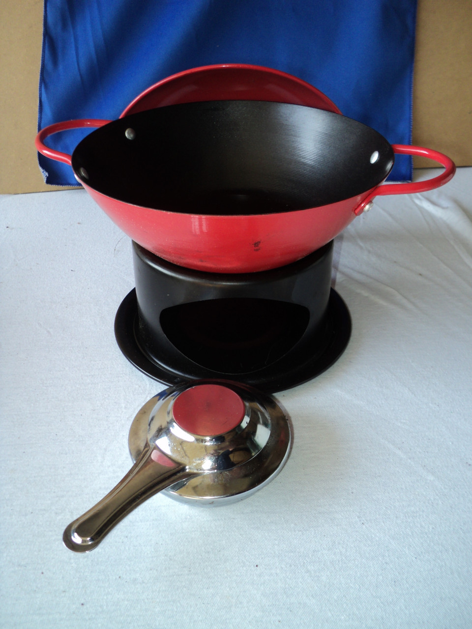 Woksetje met brander