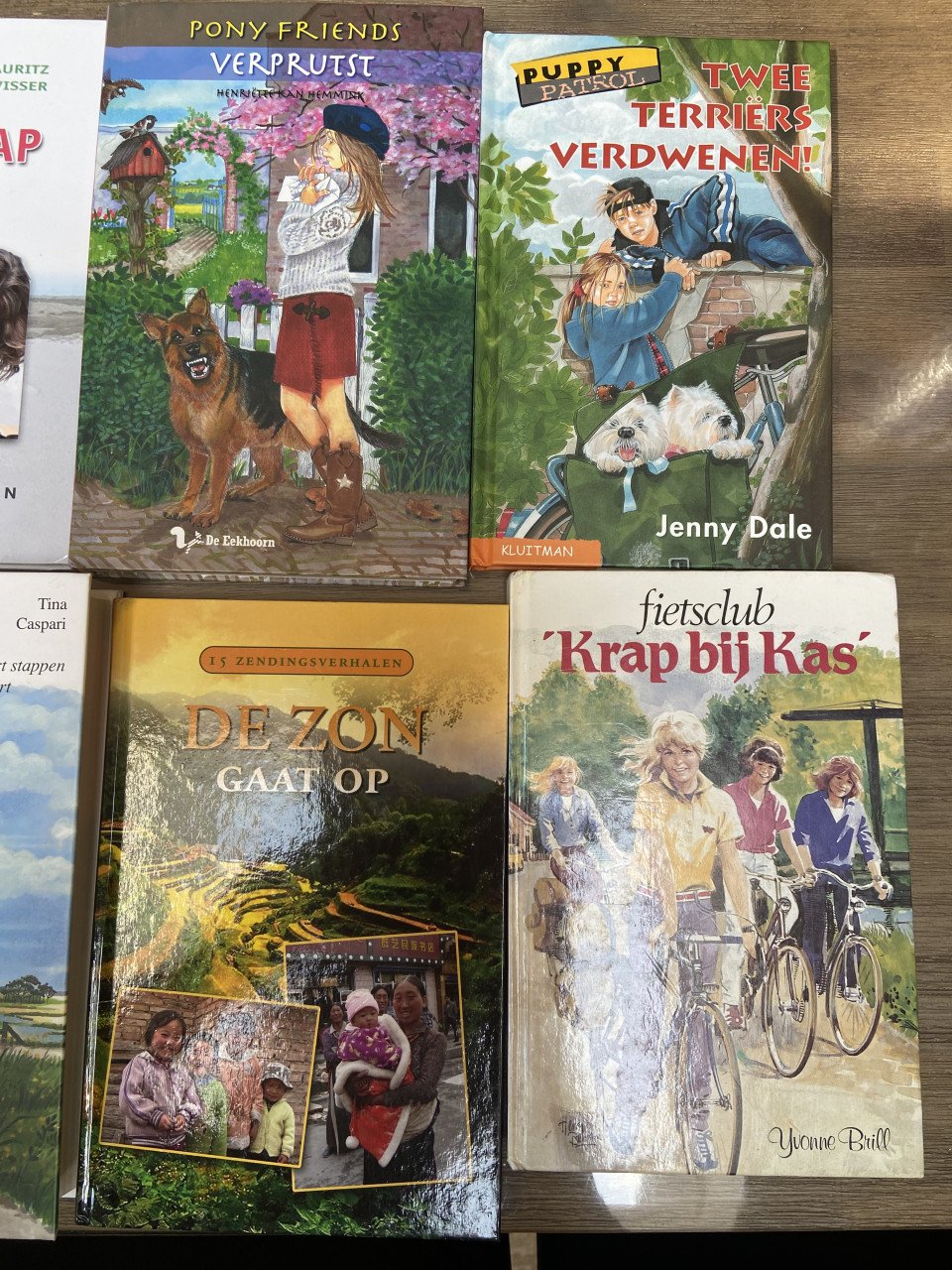 Verschillende kinderboeken