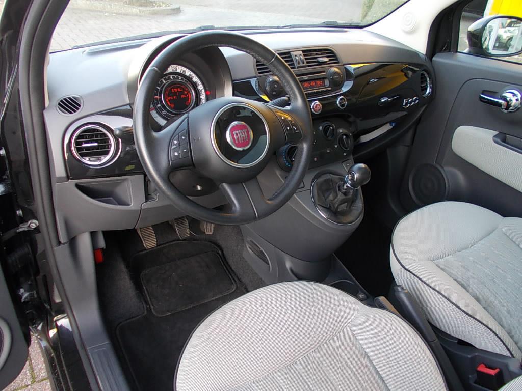 Fiat 500 0.9 twin-air 63kw lounge airco, panorama dak