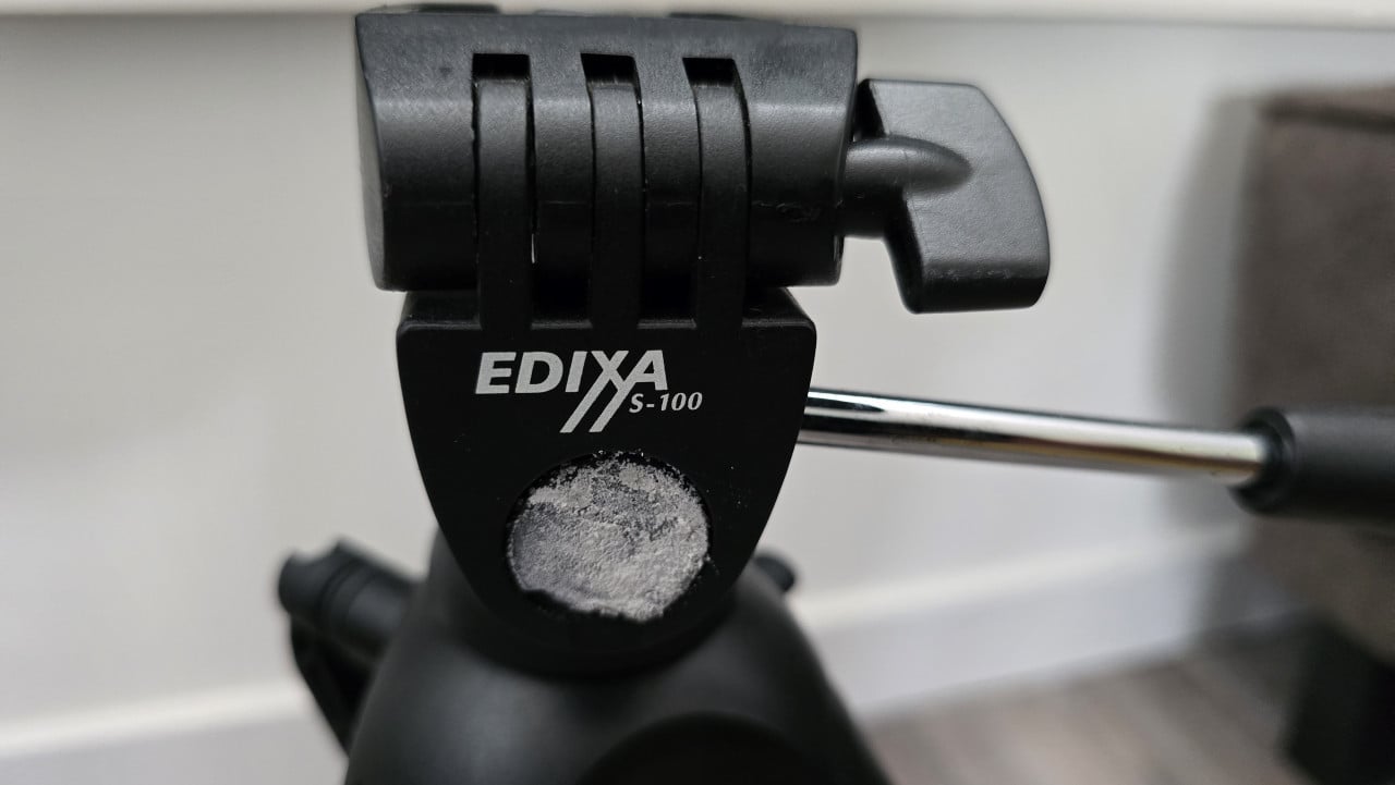 Edixa S-100 statief (defecte snelkoppelingsplaat)