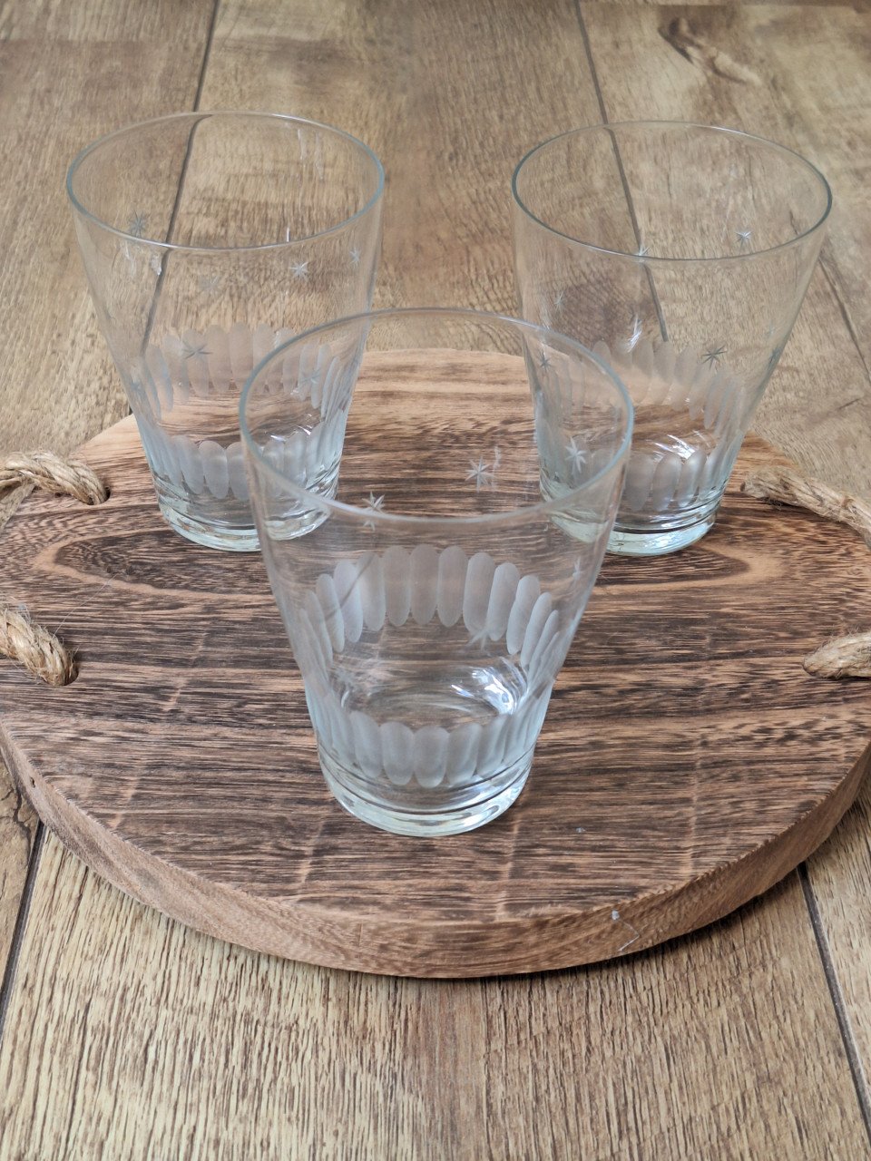 Sap/ water glazen