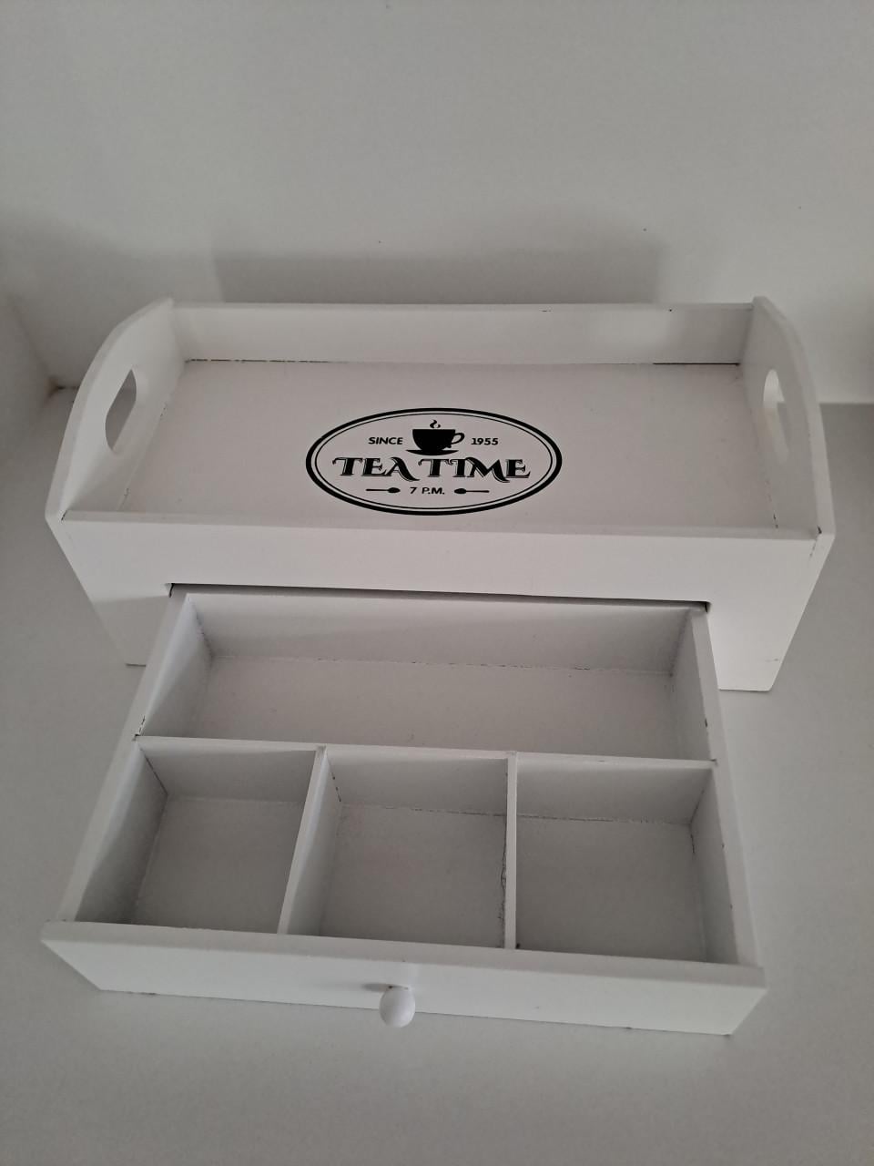 Dienblad voor 2 kopjes thee