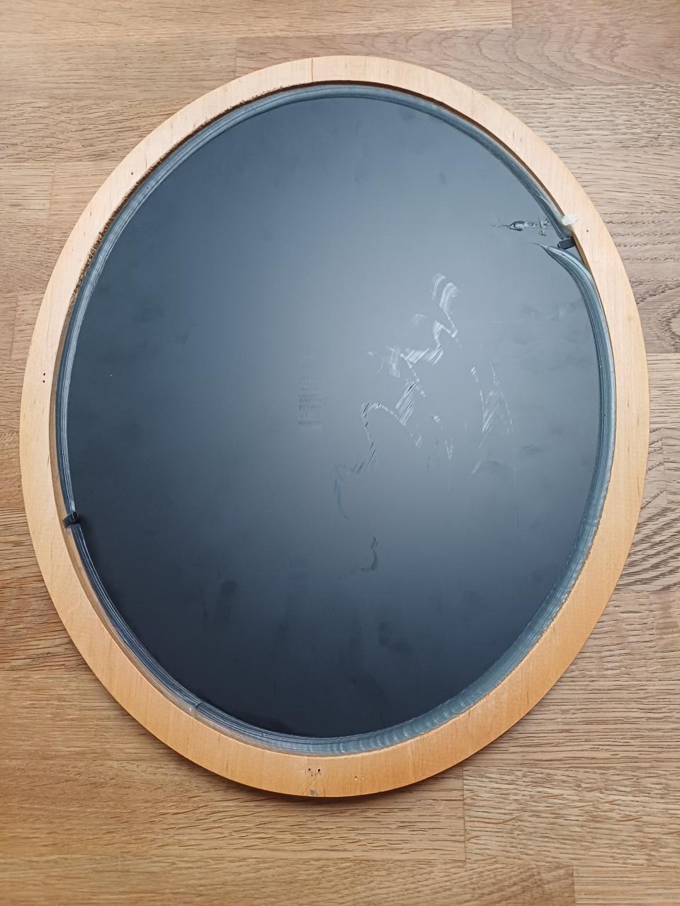 Scandinavisch minimalistisch design SPIEGEL met houten lijst