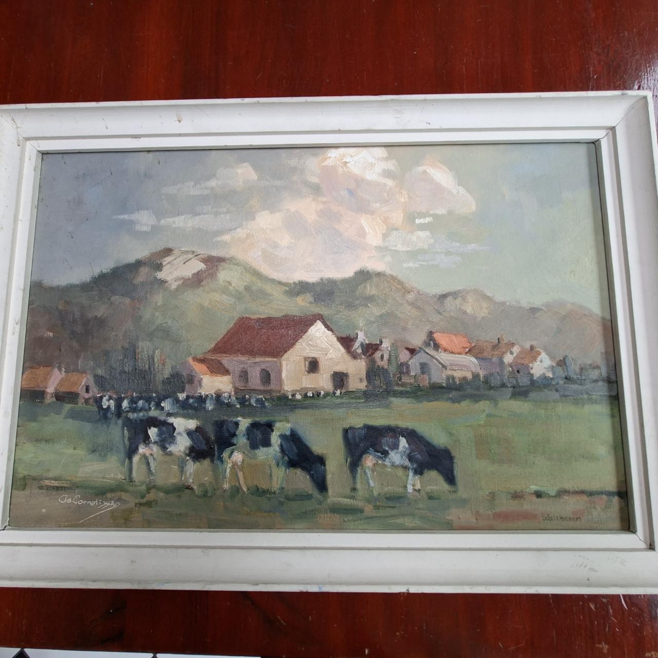 Grazende koeien Ad.Cornelissen( 1918-2002)
