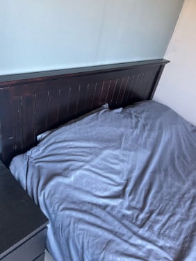 Gratis op te halen 2 pers bed incl lattenbodems en evt matras