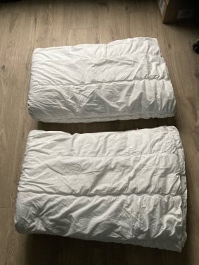 2 x 1-persoons dekbed 4-seizoenen