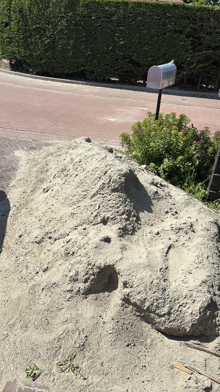 Circa 1 kuub ophoogzand
