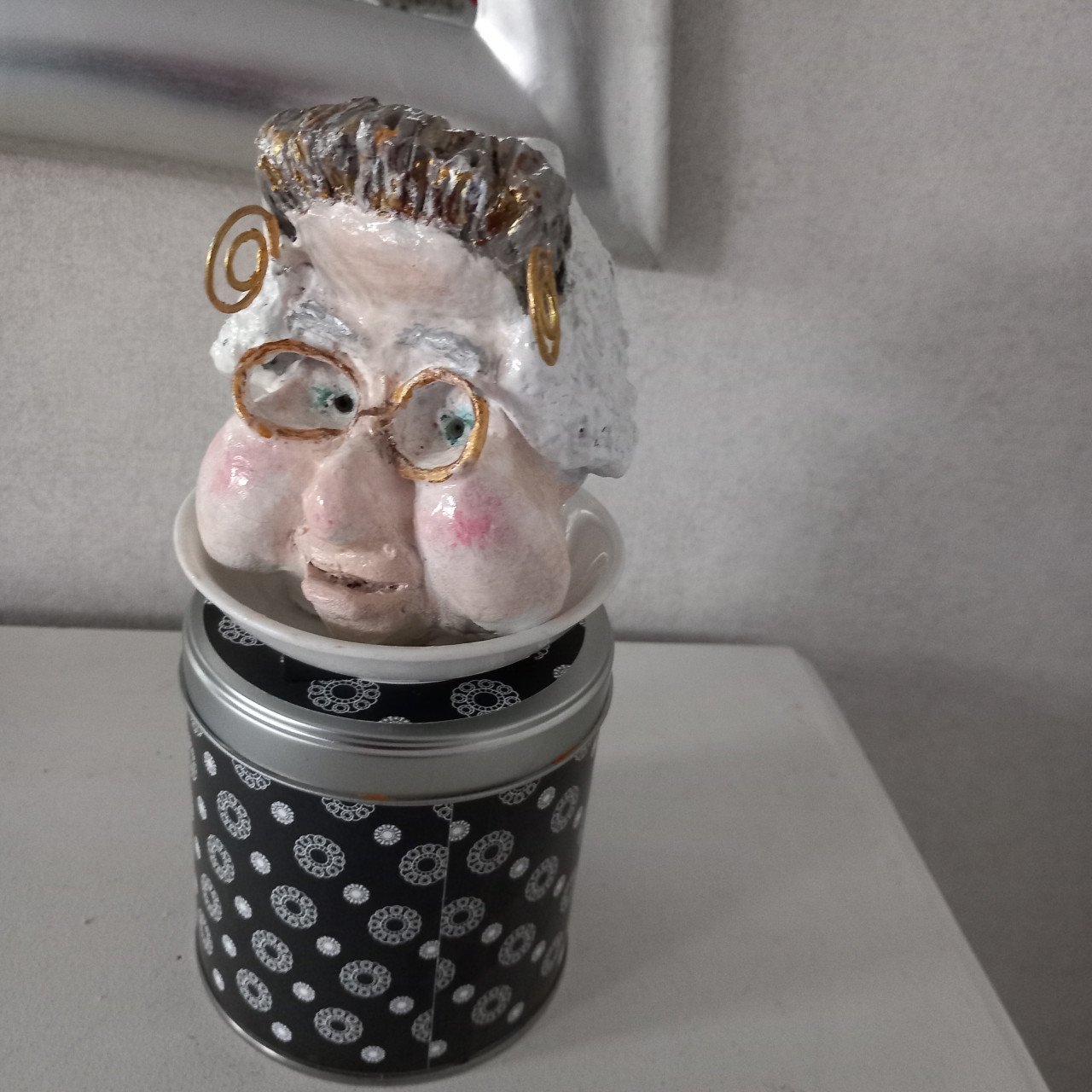 Dropblikje met mooie beeldje