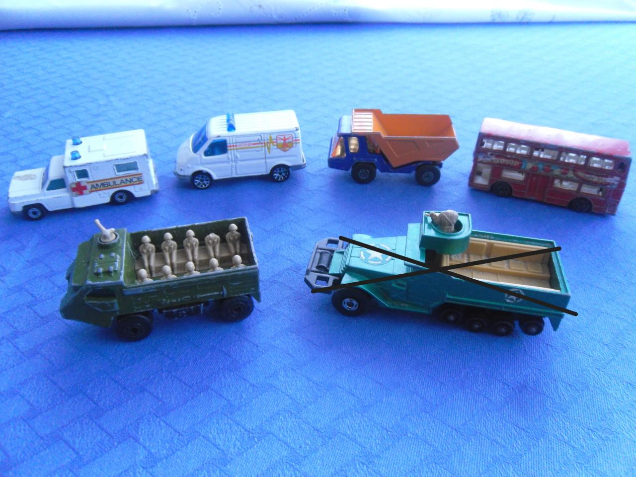 MAJORETTE EN MATCHBOX AUTOTJES