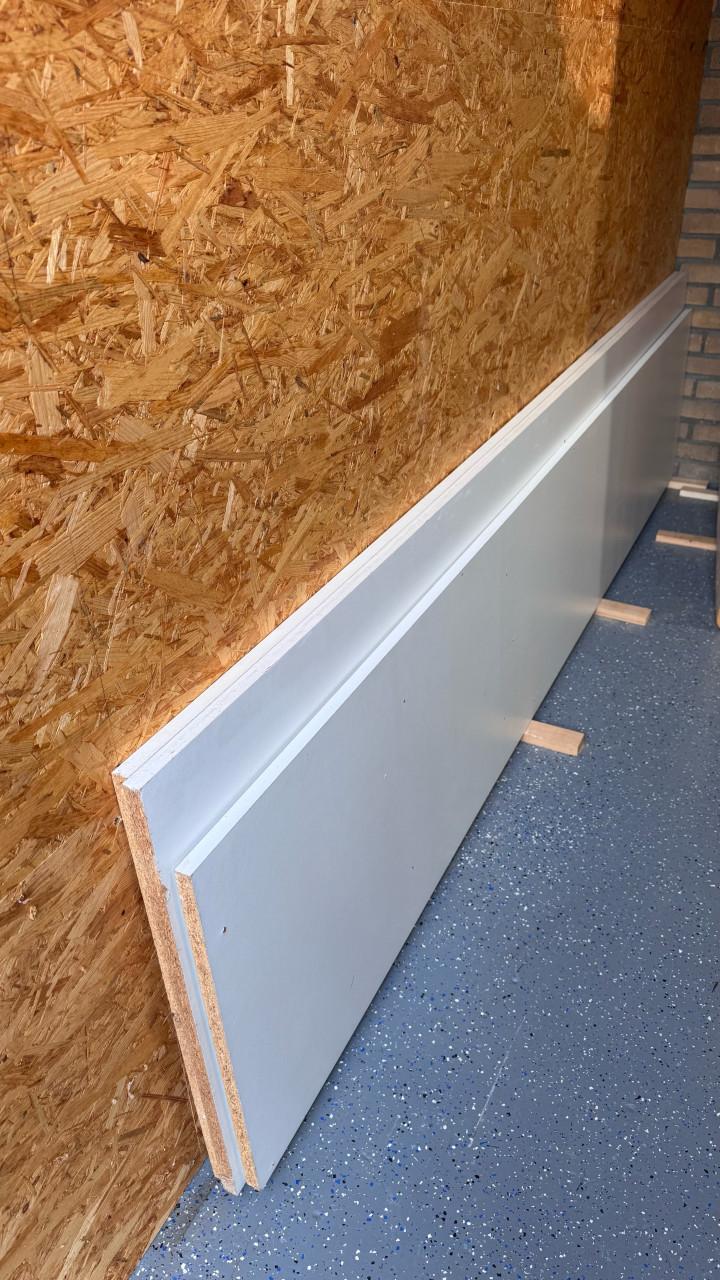 18mm spaanplaat meubelpaneel (wit), diverse maten