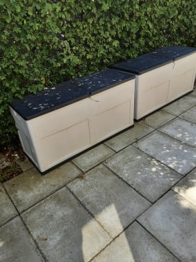 Tuinkussen opbergbox 2x