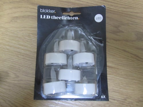 Waxine lichtjes op batterij
