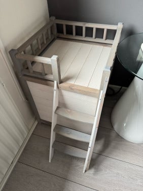 Kattenhuisje met fleecedeken
