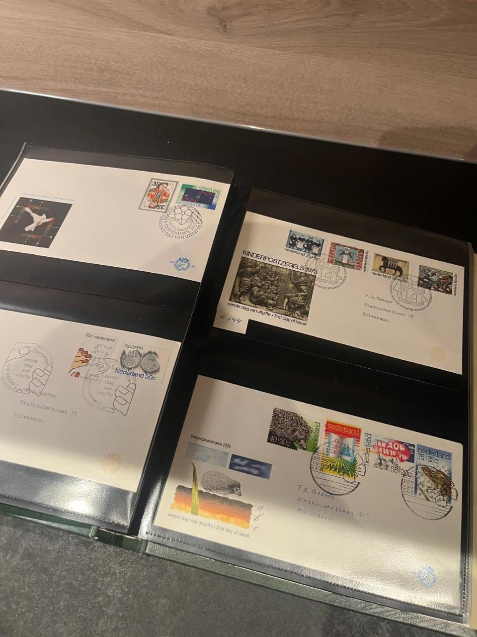 Album met FDC's Nederland waaronder oude enveloppen