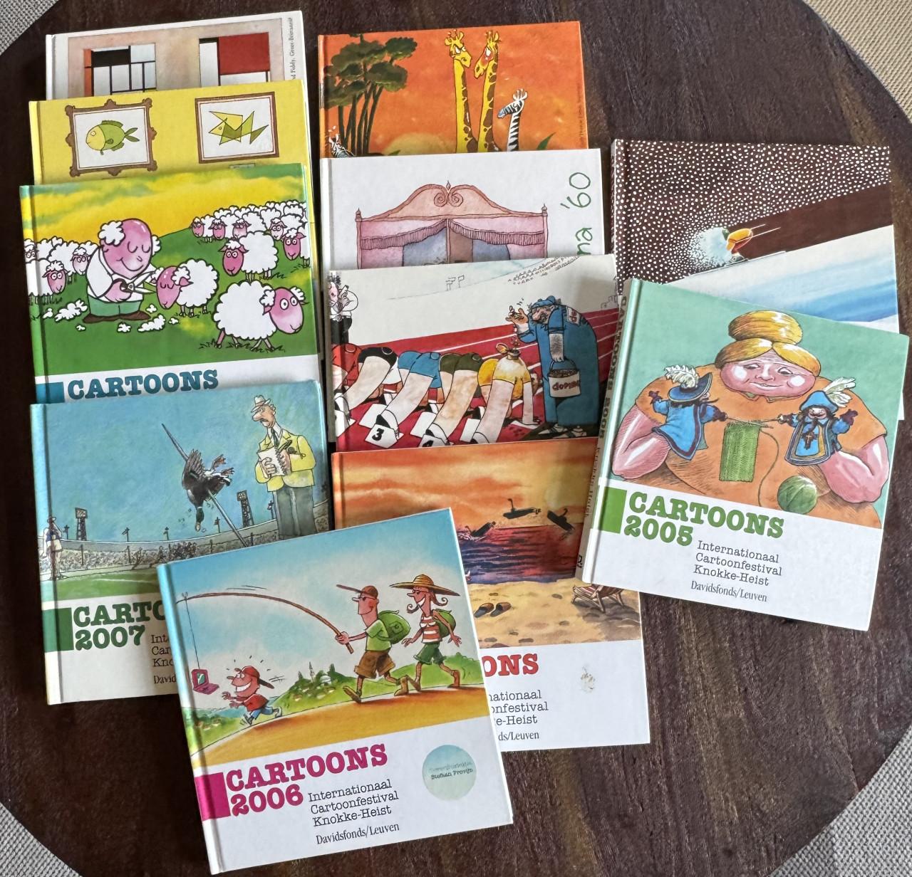 11 boekjes Cartoonfestival Knokke-Heist