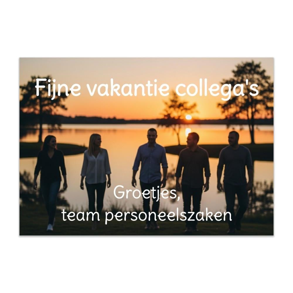Collega bedankjes - pinda in blikje