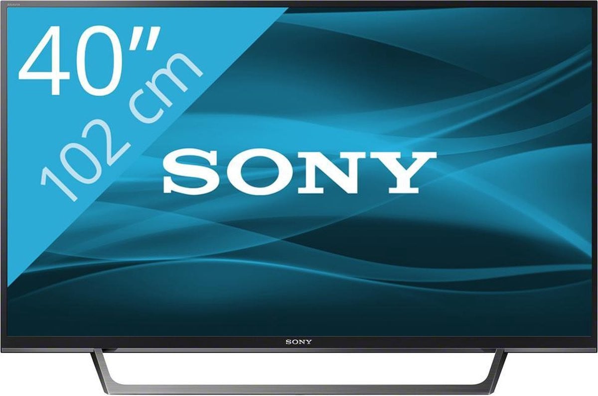 Sony Bravia led smart tv formaat 40 inch oftwel 102cm
