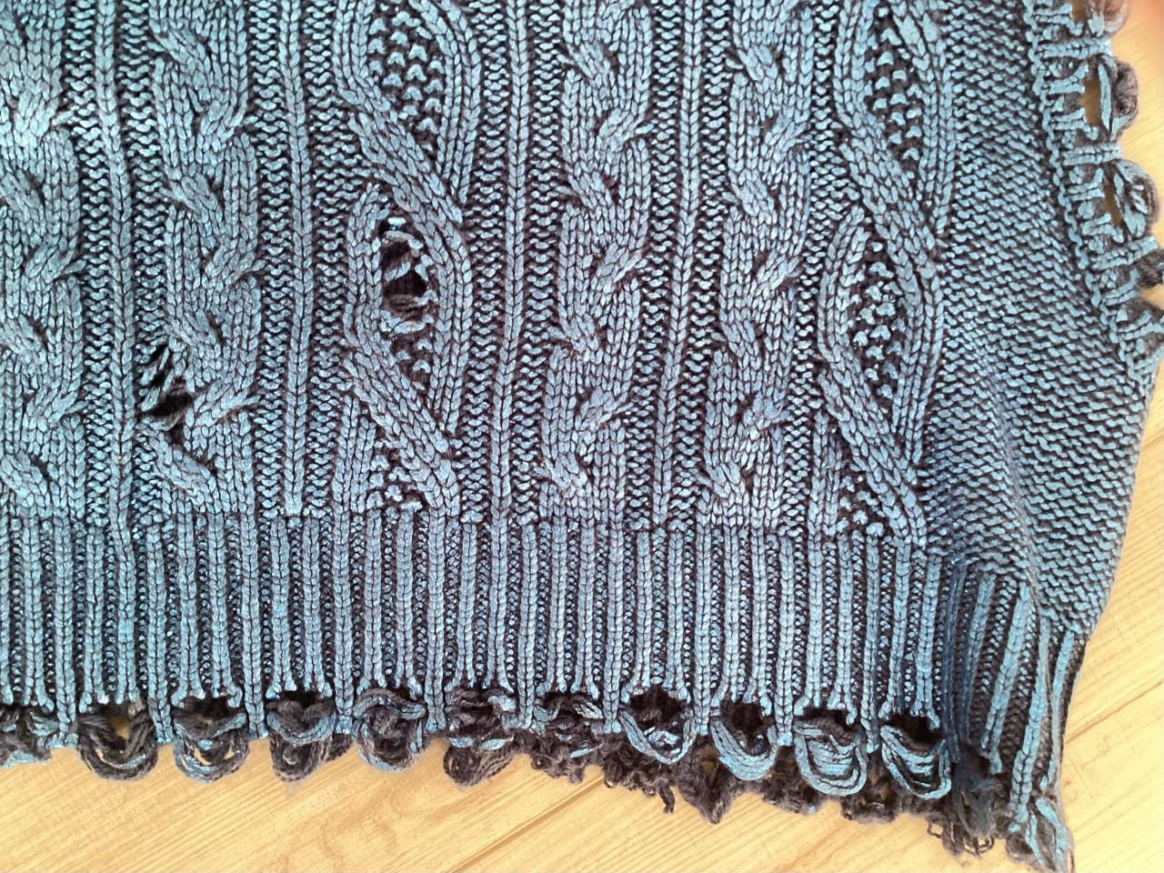 Nieuwe crop top zara maat L mooie aparte glans wol