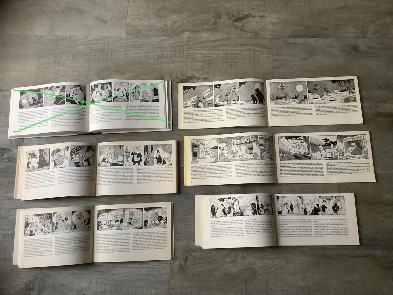 Marten Toonder, 5 Boeken o.a. Tom Poes, Kappie, Hollewijn