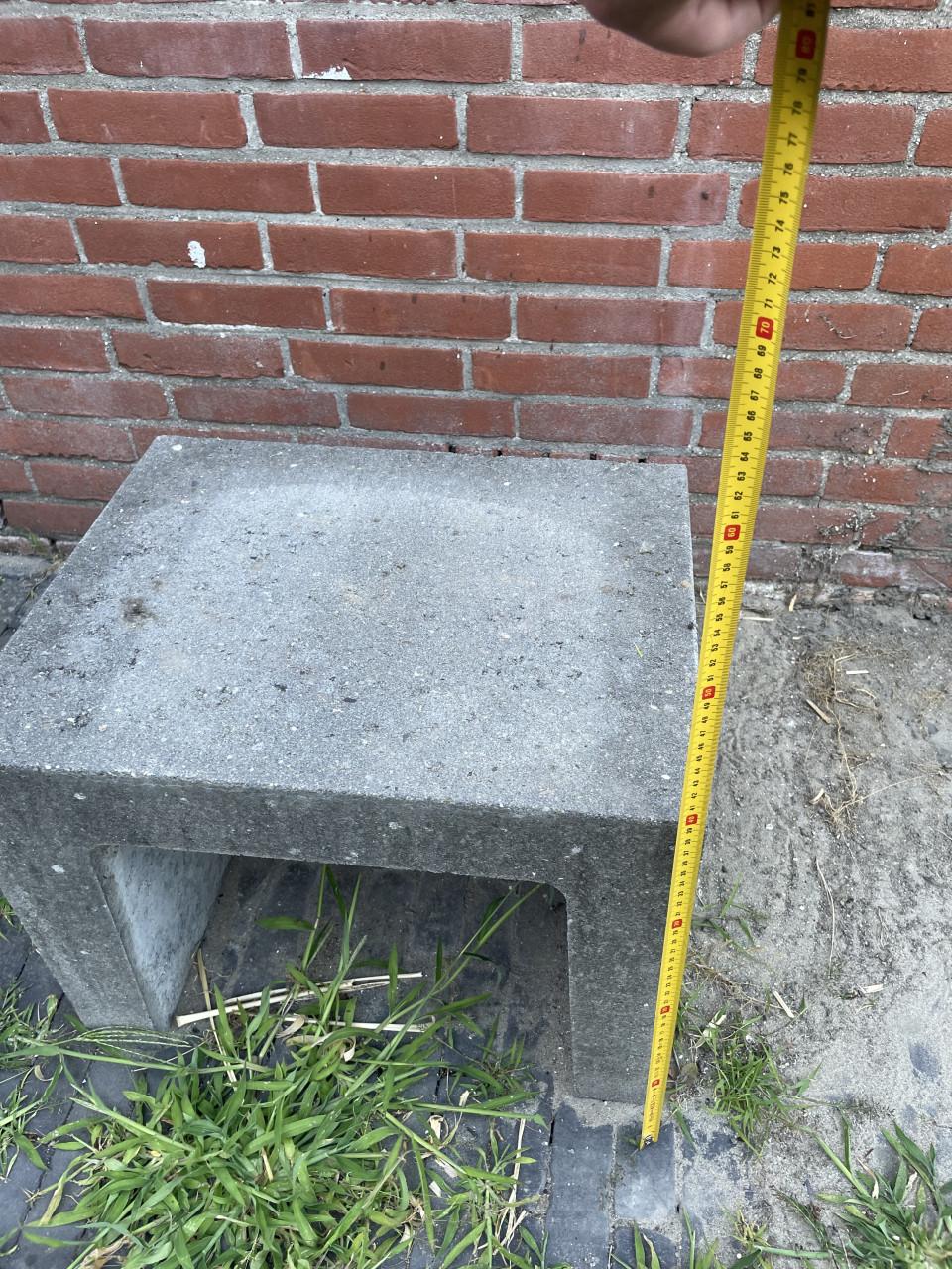 U-element beton 40x40x50 (2 stuks)