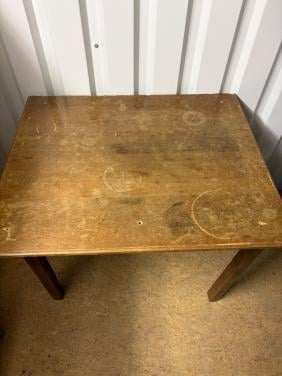 Vintage houten eettafel (opknapper)