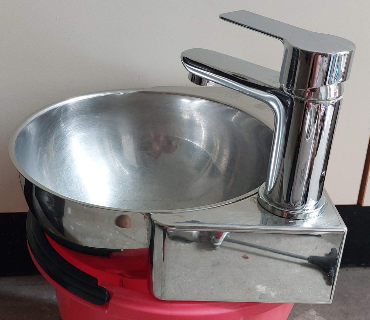 RVS fonteinset wasbakje wasbak spoelbak