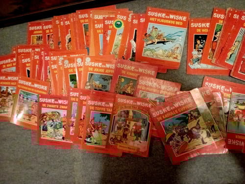 75 stuks suske en wiske strips