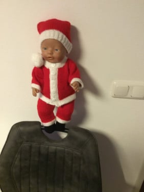 Kerstpakje voor babyborn pop