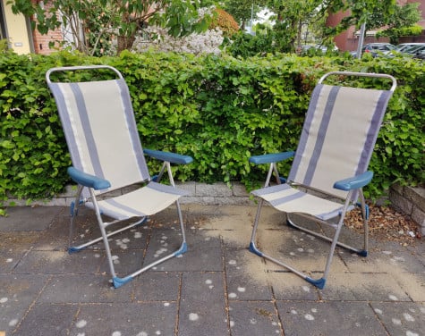 Camping stoelen (verstelbaar)