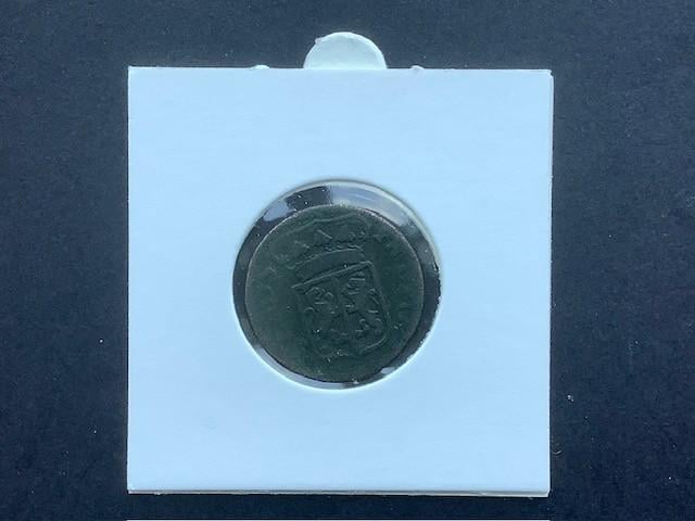 Gelderland , duit 1754.